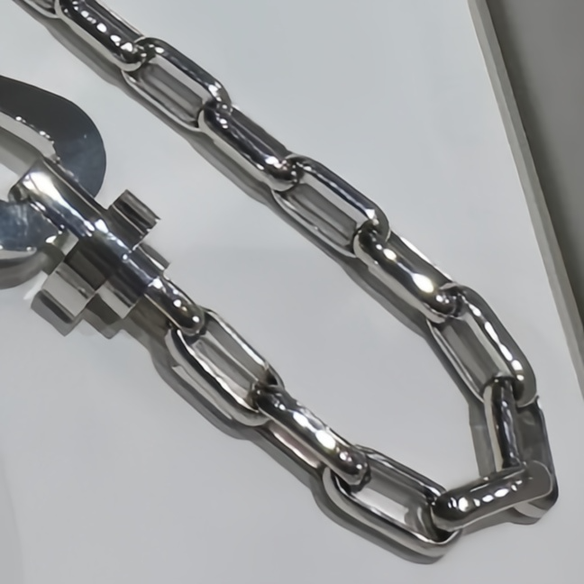 white gold color chain